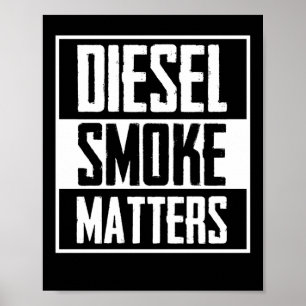 Poster MATÉRIAS FUMAÇÃS DIESEL Carvão de veículos mo