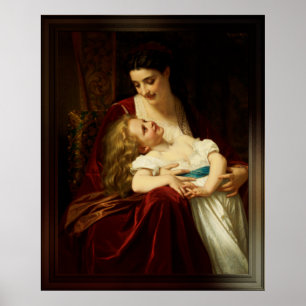 Poster Maternal Affection by Hugues Merle