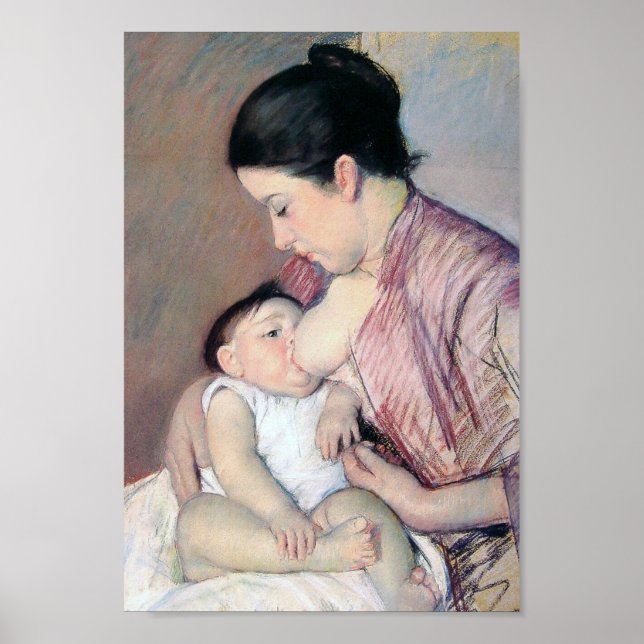Poster Maternidade, Mary Cassatt (Frente)