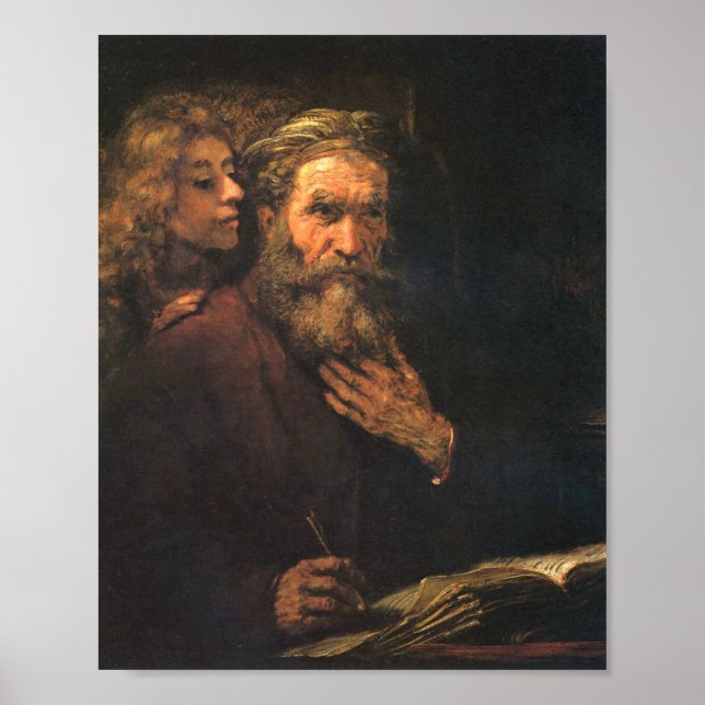 Poster Mateus E O Anjo De Rembrandt (Frente)