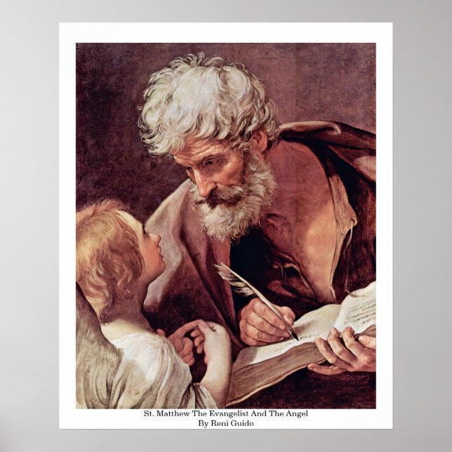 Póster Mateus O Evangelista E O Anjo (Frente)