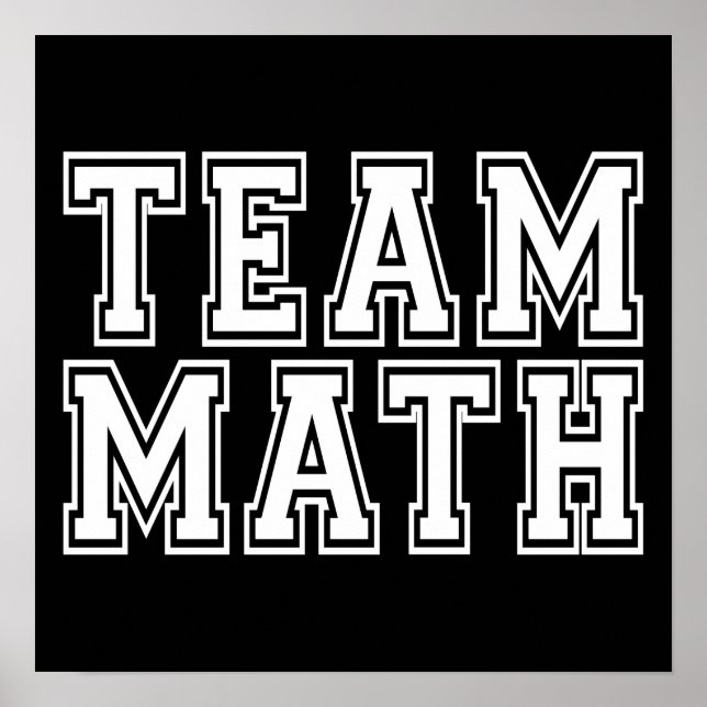 Poster Math de Equipe (Frente)