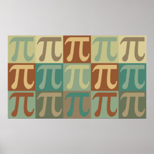 Póster Math Pop Art