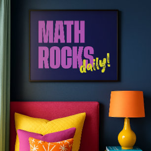 Póster Math Rocks Diário