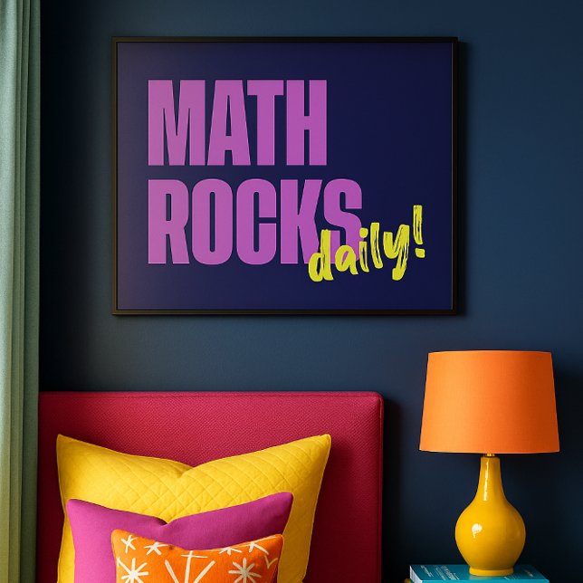 Póster Math Rocks Diário (Criador carregado)