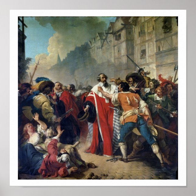 Poster Mathieu Mole sendo parado pela multidão parisiense (Frente)