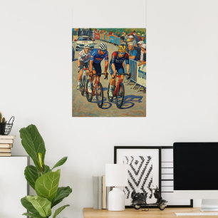 Poster Mathieu van der Poel Tour de France 2022 7ª Etapa
