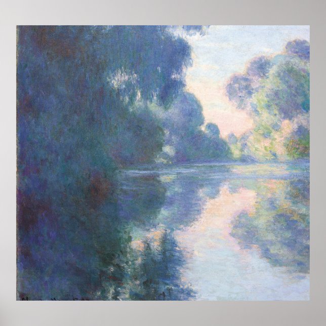 Poster Matinee sur la Seine, 1897 (óleo na canvas) (Frente)