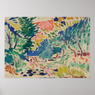 Poster Matisse Abstrated Landscape Wall Art