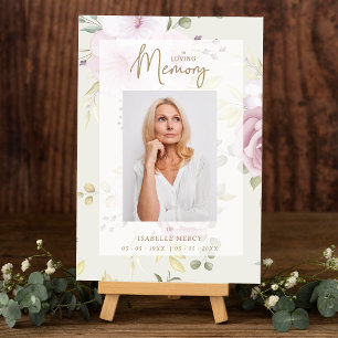 Poster Matizes Rosa Floral Botânico Tradicional Fotografi