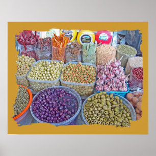 Póster Matket-Azeitonas peruanas