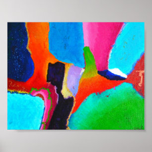 Póster Matriz cromática Mini Abstrato Art