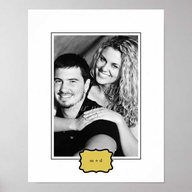 Poster Matriz de Fotografias Personalizadas do Estilo Clá (Frente)