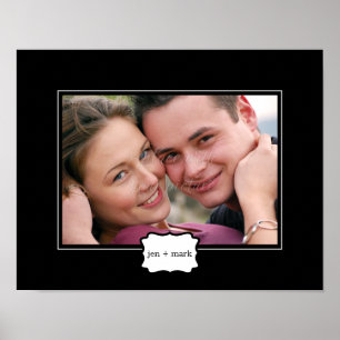 Póster Matriz de Fotos Personalizadas do Estilo Clássico