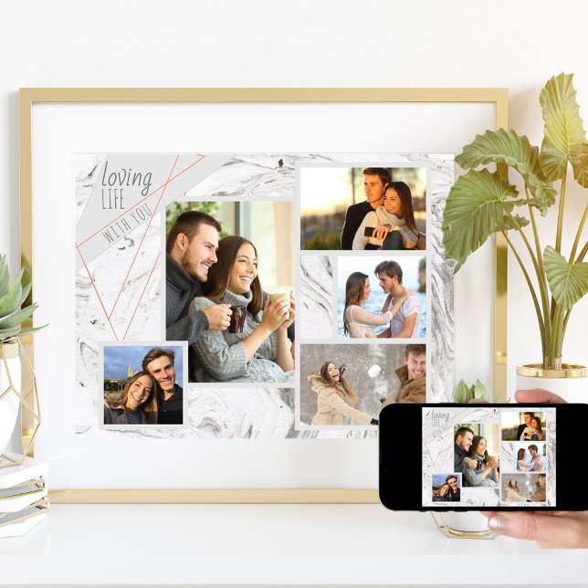 Poster Matriz Personalizada de Colagem de Fotografias Ado (Criador carregado)