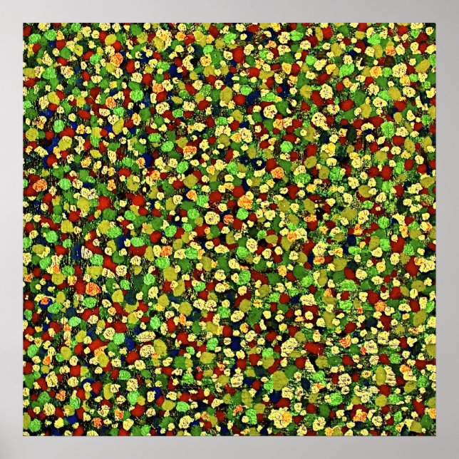 Poster MATRIZ PONTO: Canvas VERDE (Frente)