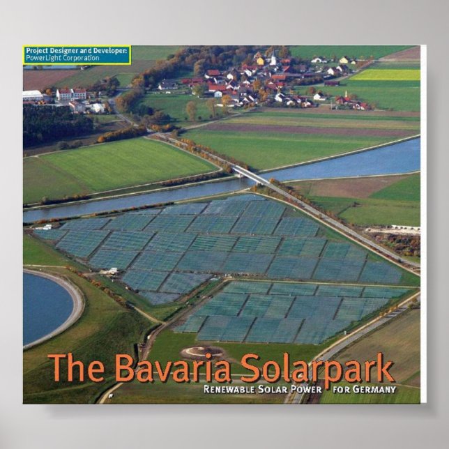 Póster Matriz solar de 10 milhões de watts (Frente)