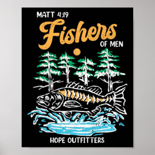 Poster Matt 419 Fishers De Homens Pais Cristãos Da Pesca