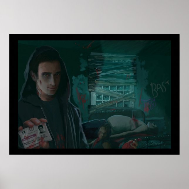 Póster Matt, O Caçador De Vampiros Não Particularmente Bo (Frente)