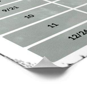 poster (Matte) de 20" x 10", com intervalo de guit