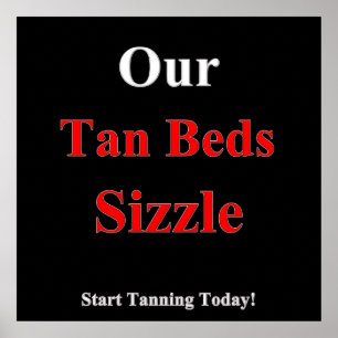 Poster Matte de Tanning Sizzle