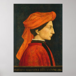 Poster Matteo Olivieri - Cartaz de Arte Fino Florentino