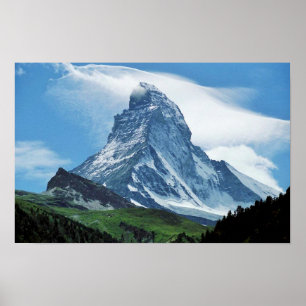 Póster Matterhorn, cumes