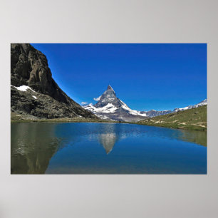 Poster Matterhorn e Riffelsee