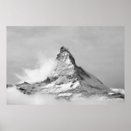 Poster Matterhorn no inverno