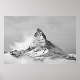 Poster Matterhorn no inverno