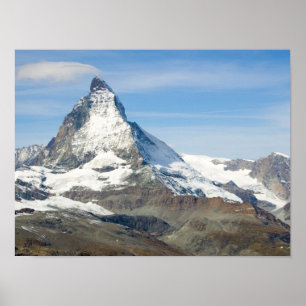Póster Matterhorn, suiça, SwissAlps