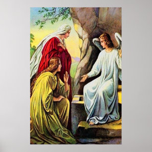 Poster Matthew 28:1-7 Ele Não Está Aqui, Ele Tem Risen po