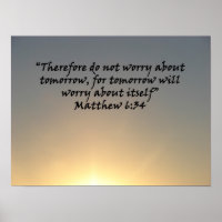 "Matthew 6:34", por Carter L. Shepard