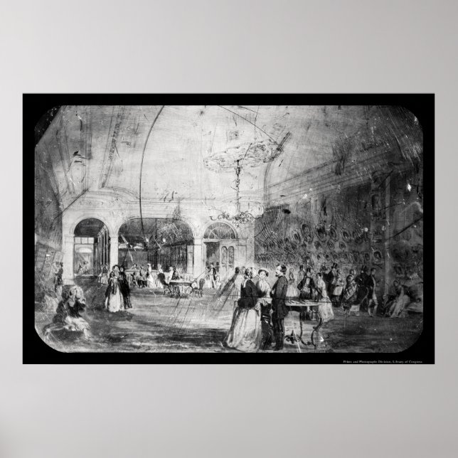 Póster Matthew Brady Daguerreotype 1854 (Frente)