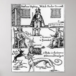 Poster Matthew Hopkins, general de Witchfinder