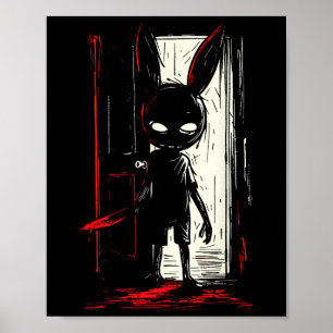 Poster Mau Coelho Coelho Horrente Slasher Portas Nervosas