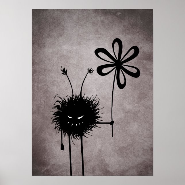 Póster Mau Flower Inseto Vintage (Frente)