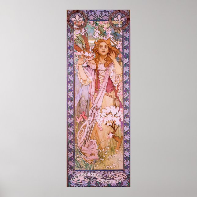 Póster Maud Adams como Joana d'Arc (Frente)