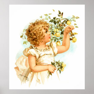 Póster Maud Humphrey: Criança inglesa