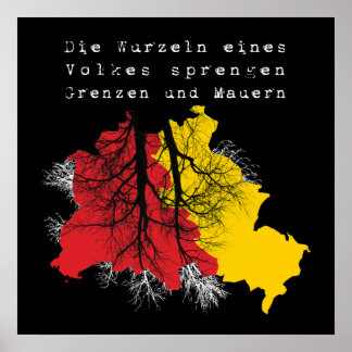 Poster Mauerfall Berlim