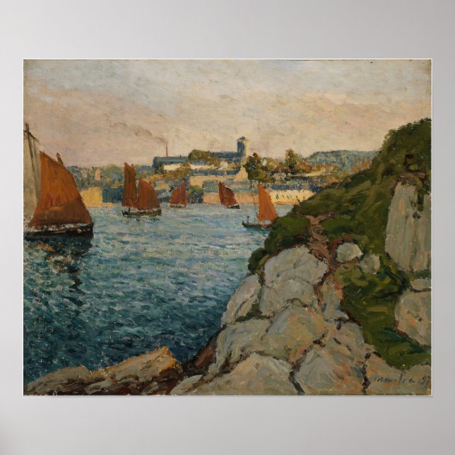 Poster Maufra - Douarnenez No Sol 1905 (Frente)