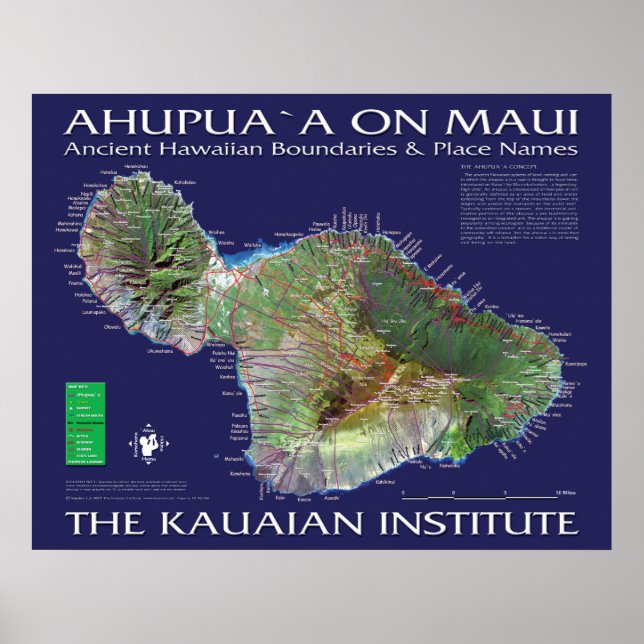 Poster Maui Ahupuaa (Frente)