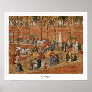Poster Maurice Prendergast Cartaz de Arte Zedign #5