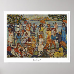 Poster Maurice Prendergast Cartaz de Arte Zedign #631