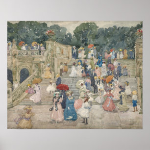Poster Maurice Prendergast - The Terrace Bridge, Central