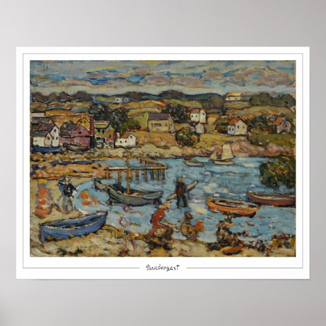 Poster Maurice Prendergast Zedign Cartaz de Arte #646 (Frente)