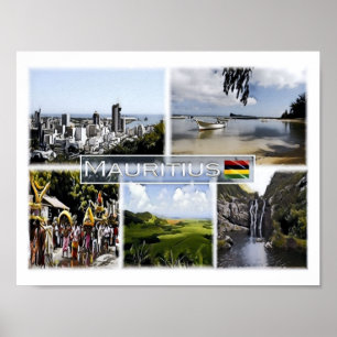 Poster Maurícia - Mosaico -