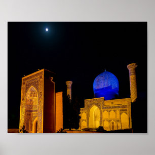 Poster Mausoléu de Amir Timur - Samarkand, Usbequistão
