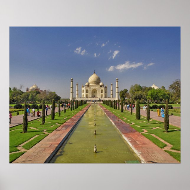 Póster mausoléu Taj Mahal / Agra, Índia 2 (Frente)