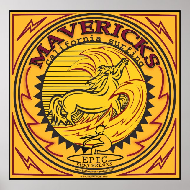 POSTER MAVERICKS CALIFÓRNIA SURFBREAK (Frente)